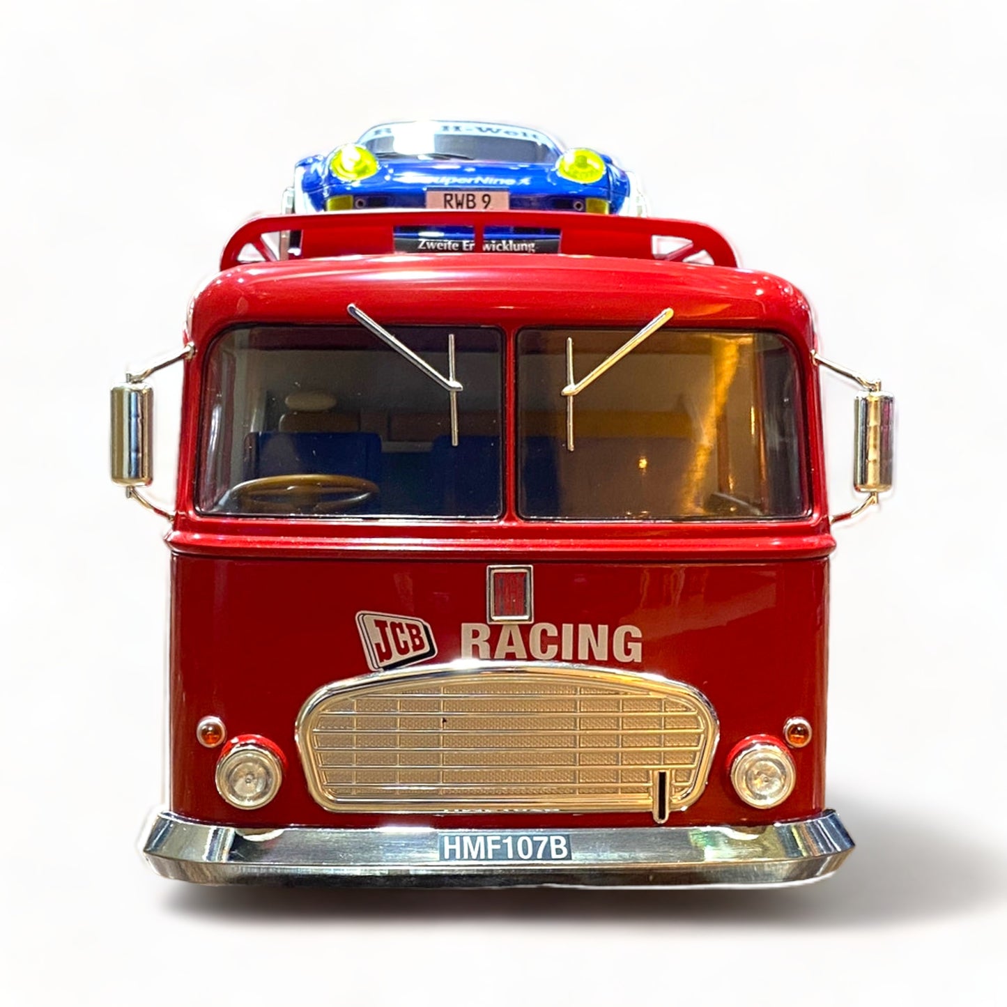 1/18 Diecast Fiat Bartoletti 306/2 JCB Racing Red Norev Model Car