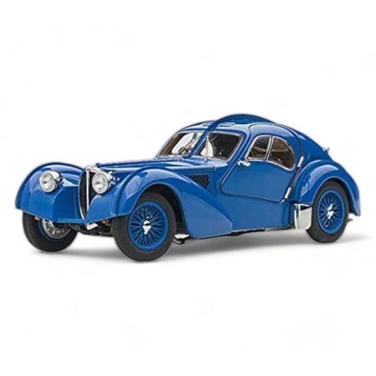 1/43 Diecast Bugatti Type 57SC Atlantic Blue AutoArt Scale Model Car