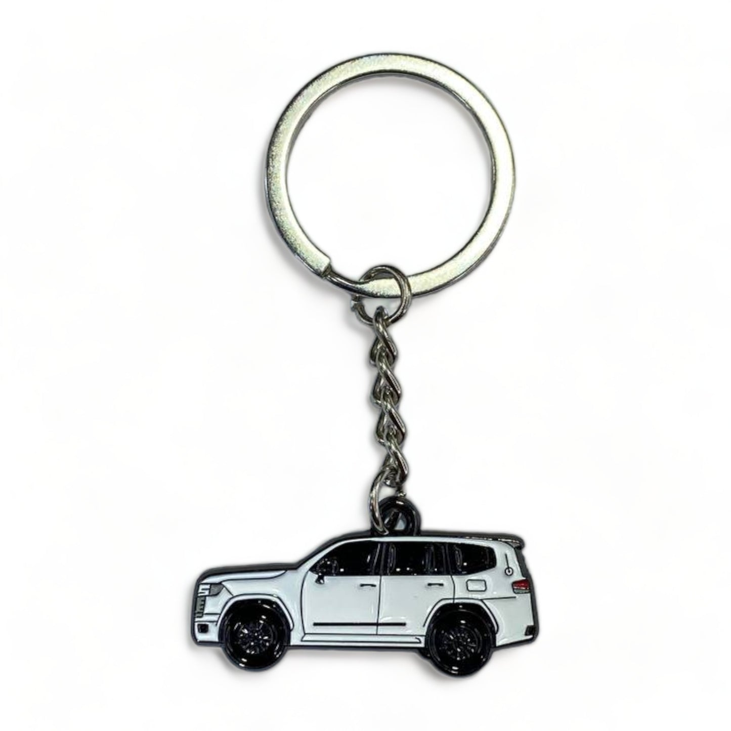 Land Cruiser 300 White Key Chains