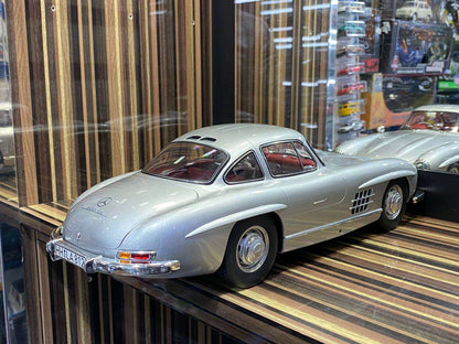 1/12 Norev Metal Diecast - Mercedes-Benz 300SL (1954) in Classic Silver|Sold in Dturman.com Dubai UAE.