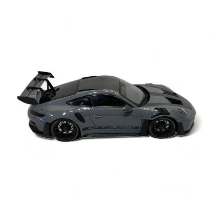 1/18 Minichamps Metal Diecast - Porsche 911 GT3 RS in Striking Grey/Carbon with Full Opening|Sold in Dturman.com Dubai UAE.