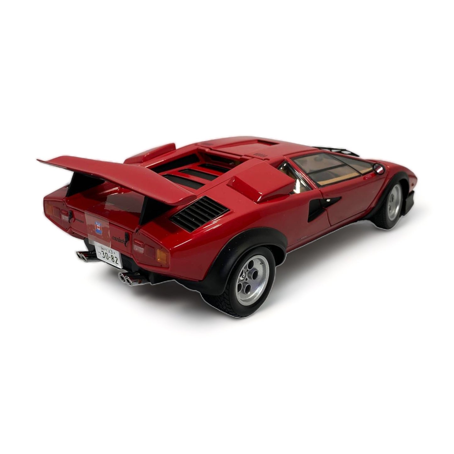 1/18 Diecast Kyosho Lamborghini Countach Walter Wolf Red Scale Model Car