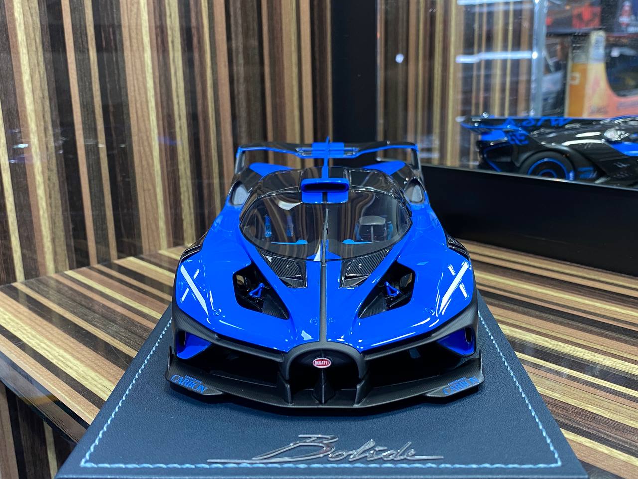 1/18 Resin MR Collection  - Bugatti Bolide in Striking Blue Model Car|Sold in Dturman.com Dubai UAE.