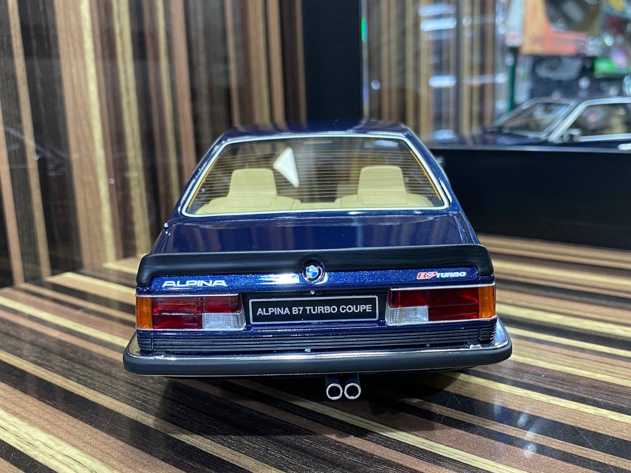 Otto Mobile BMW ALPINA B7 Turbo Coupe-1/18 Resin Model,Limited Edition,Blue|Sold in Dturman.com Dubai UAE.