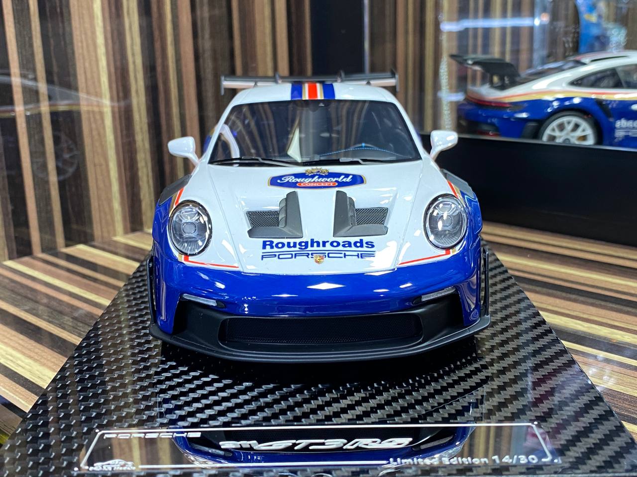 1/18 VIP Models Resin Model - Porsche 911 GT3 RS with Rothmans Decals, Limited Edition|Sold in Dturman.com Dubai UAE.