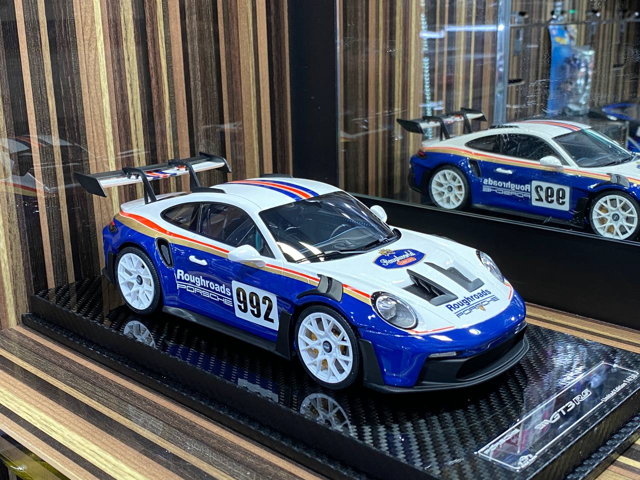 1/18 VIP Models Resin Model - Porsche 911 GT3 RS with Rothmans Decals, Limited Edition|Sold in Dturman.com Dubai UAE.