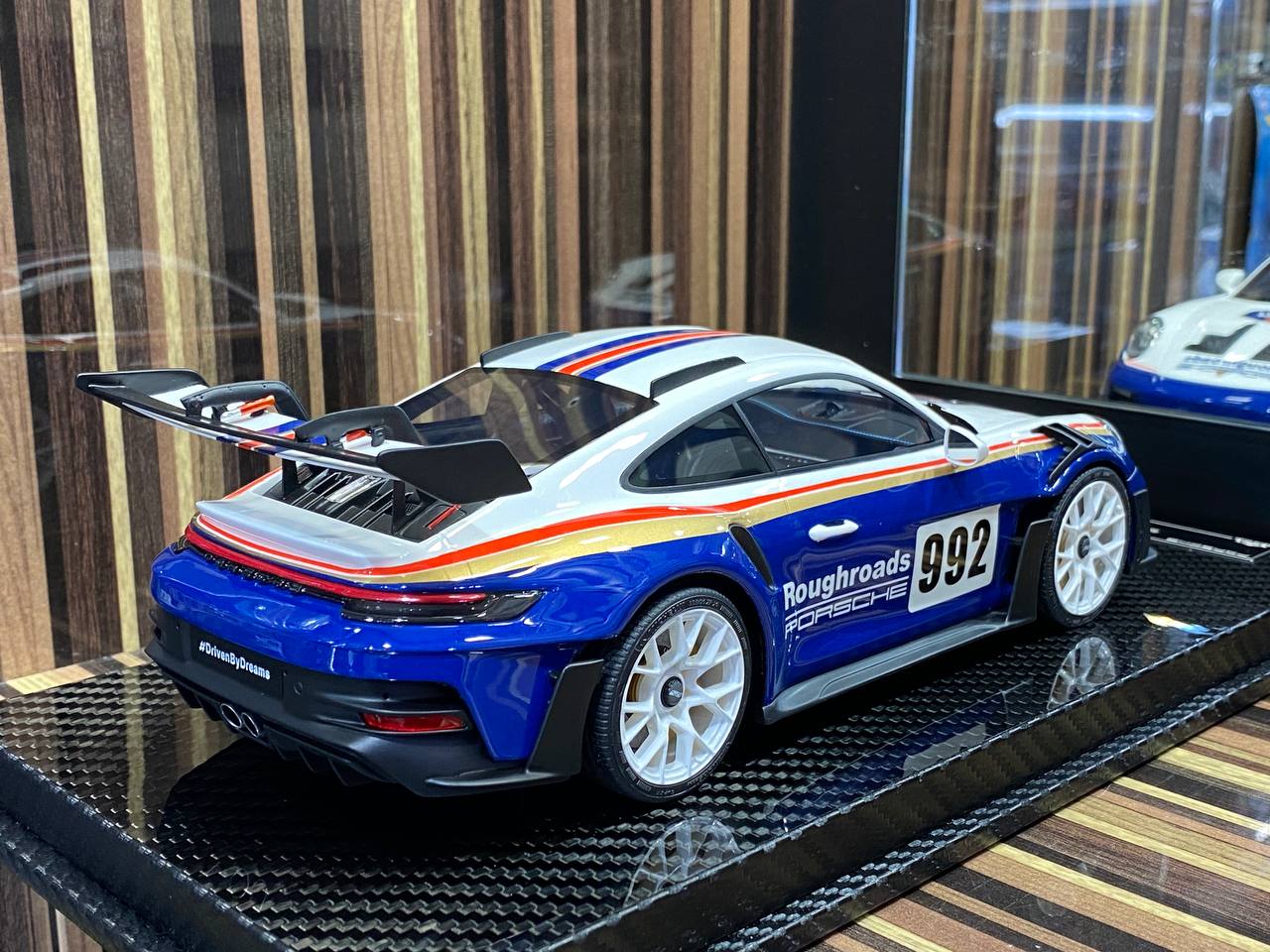 1/18 VIP Models Resin Model - Porsche 911 GT3 RS with Rothmans Decals, Limited Edition|Sold in Dturman.com Dubai UAE.