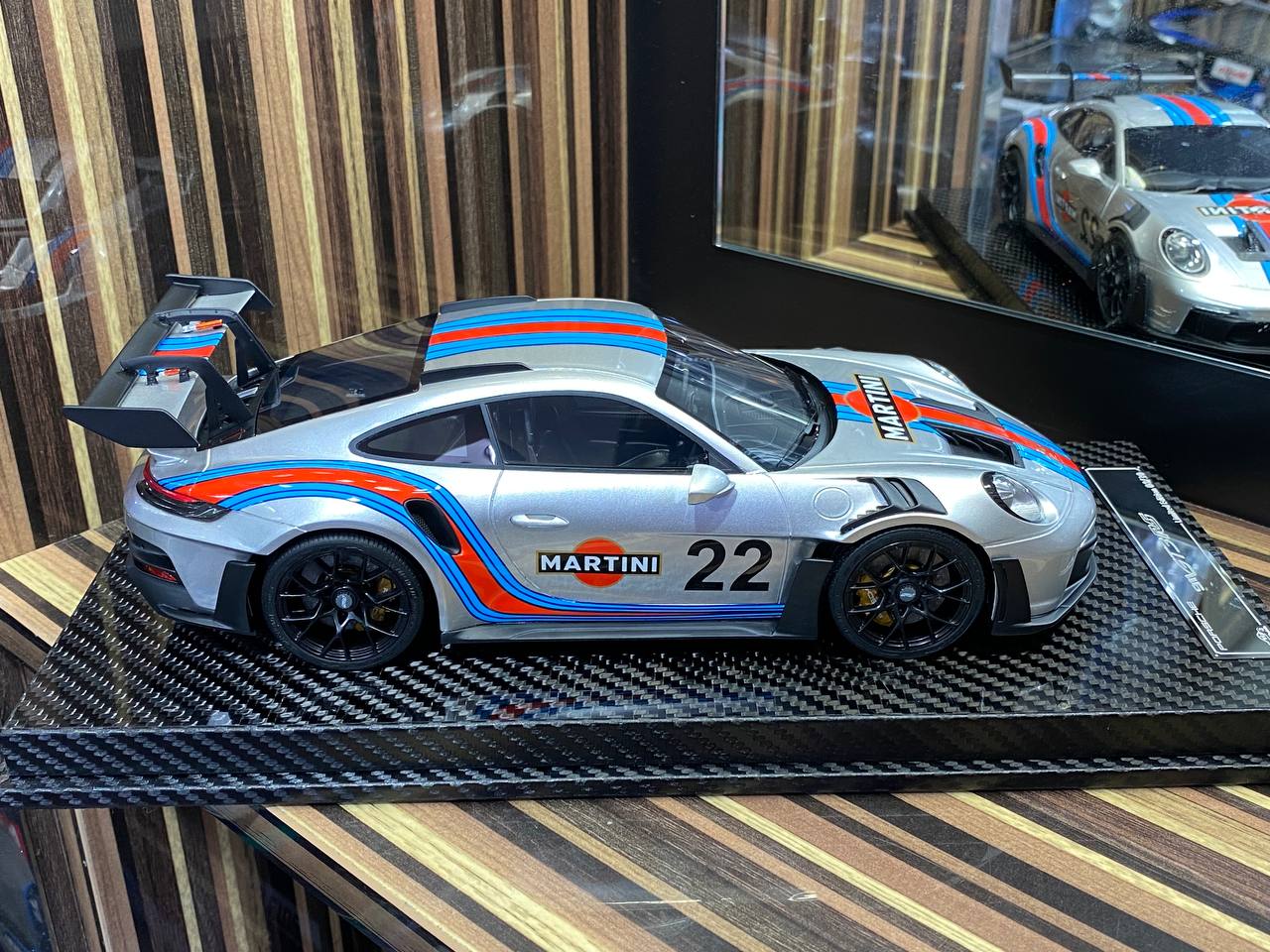 1/18 VIP Models Resin Model - Porsche 911 GT3 RS with Martini Decals, Limited Edition|Sold in Dturman.com Dubai UAE.