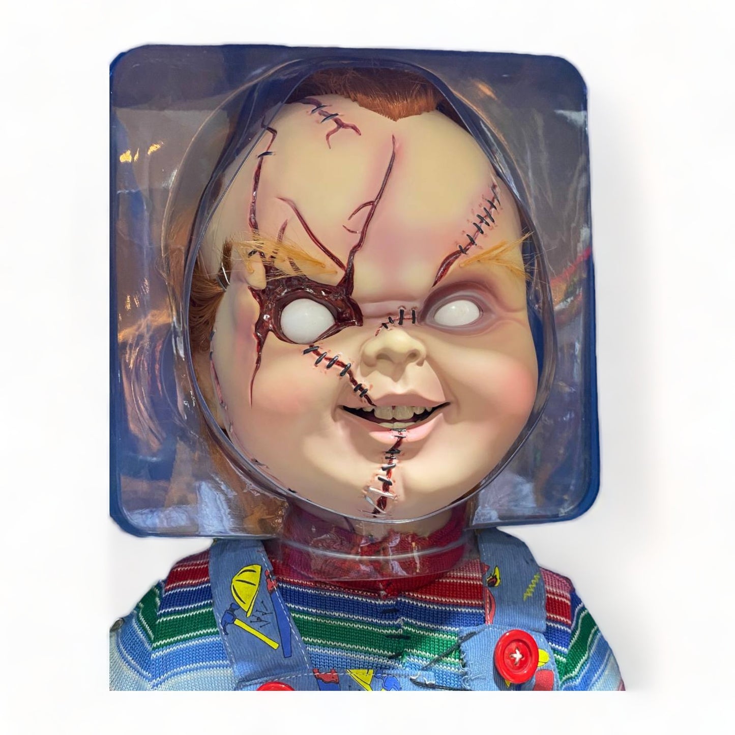 NECA Chucky 1:1 Life-Size Replica - High 80cm, Width 32cm|Sold in Dturman.com Dubai UAE.