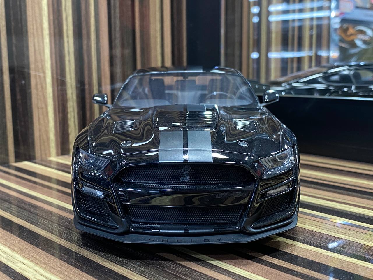 1/18 Diecast Ford Mustang Shelby GT500 Dragon Snake Black GT Spirit Model Car|Sold in Dturman.com Dubai UAE.