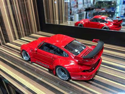 AutoArt Porsche RWB 993 - 1/18 Diecast Model, All Opening - Red