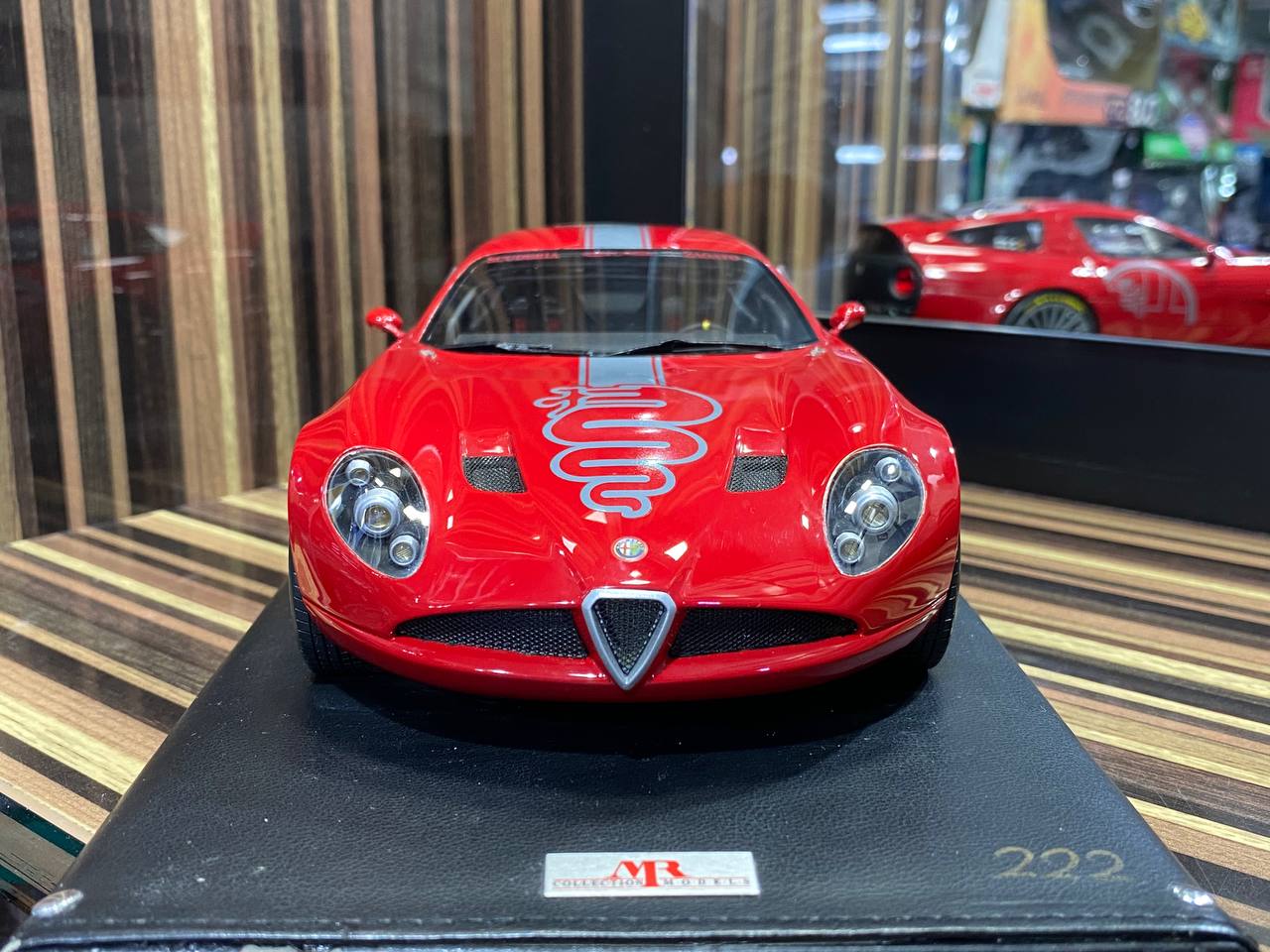MR Collection Model Alfa Romeo TZ3 Corsa Zagato - 1/18 Resin, Limited Edition,Red|Sold in Dturman.com Dubai UAE.