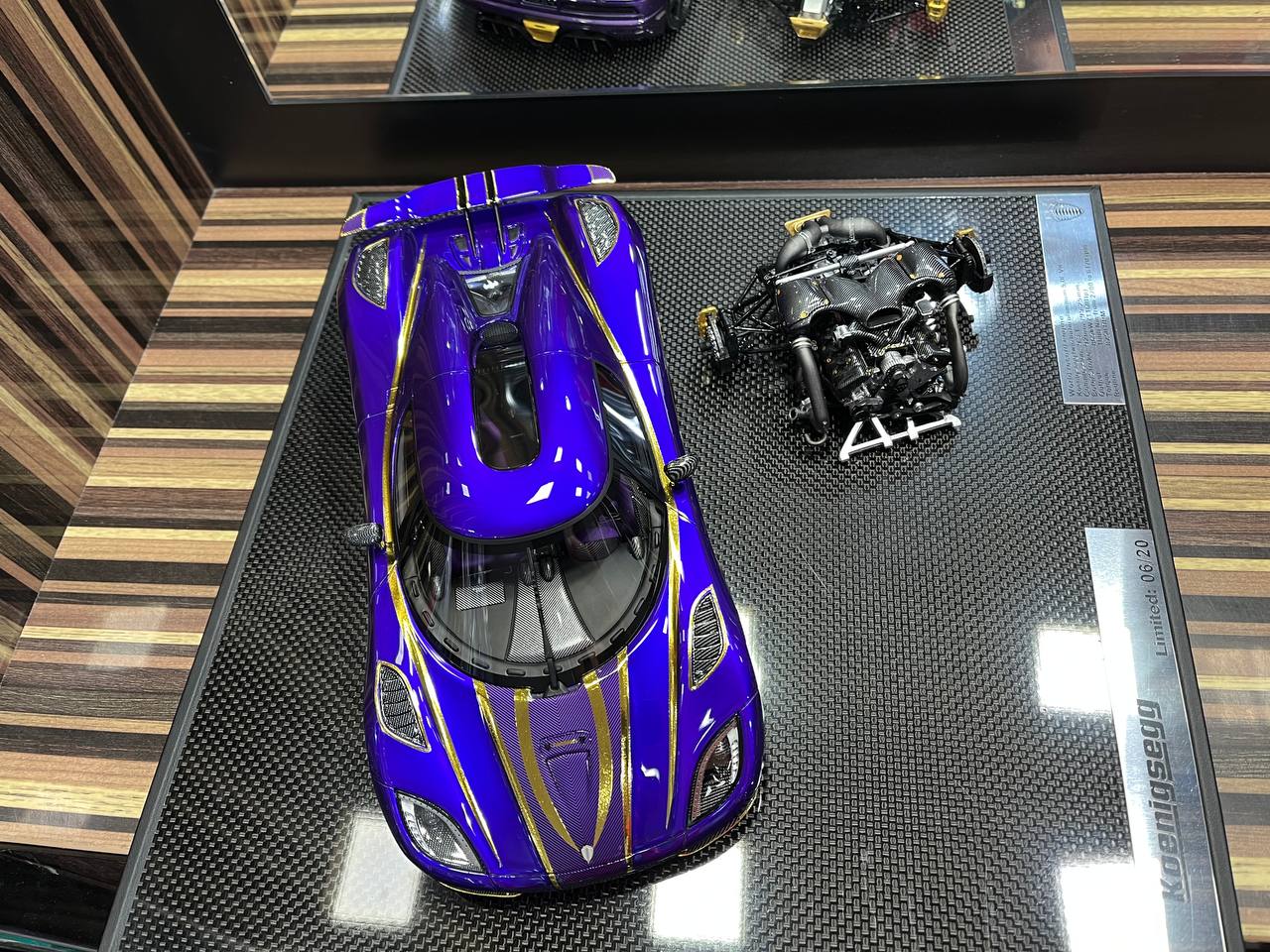 General Models Koenigsegg Agera - 1/18 Resin Model - Purple