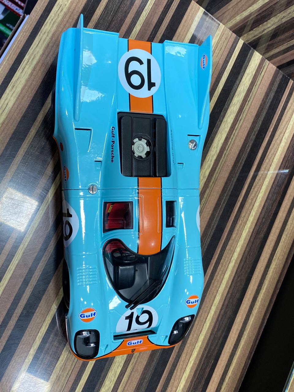 1/18 Metal Diecast Porsche 917K #19 24h Le Mans 1971 - Gulf Livery by CMR