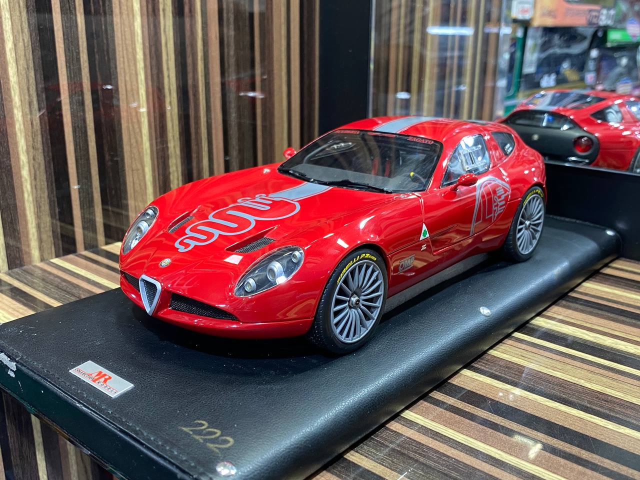 MR Collection Model Alfa Romeo TZ3 Corsa Zagato - 1/18 Resin, Limited Edition,Red|Sold in Dturman.com Dubai UAE.