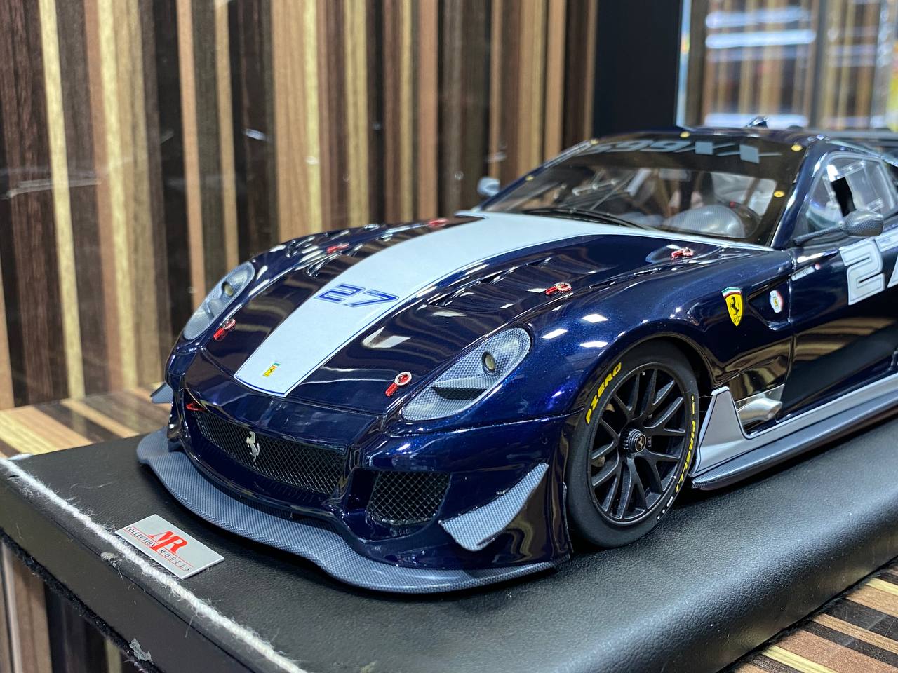 Ferrari 599xx #27 by MR Collection [ 1/18, Blue, Resin]