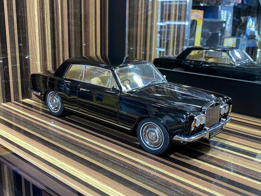 Paragon Models Rolls Royce Silver Shadow MPW 2-Door Coupe - 1/18 Diecast, Black - Paint Rashes Present