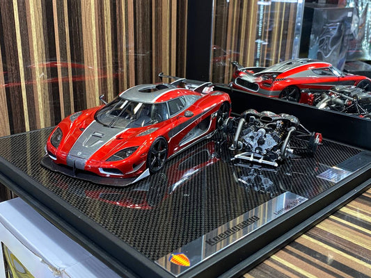 1/18 General Models Resin Model - Koenigsegg Agera RS with Engine [1/18 Red]