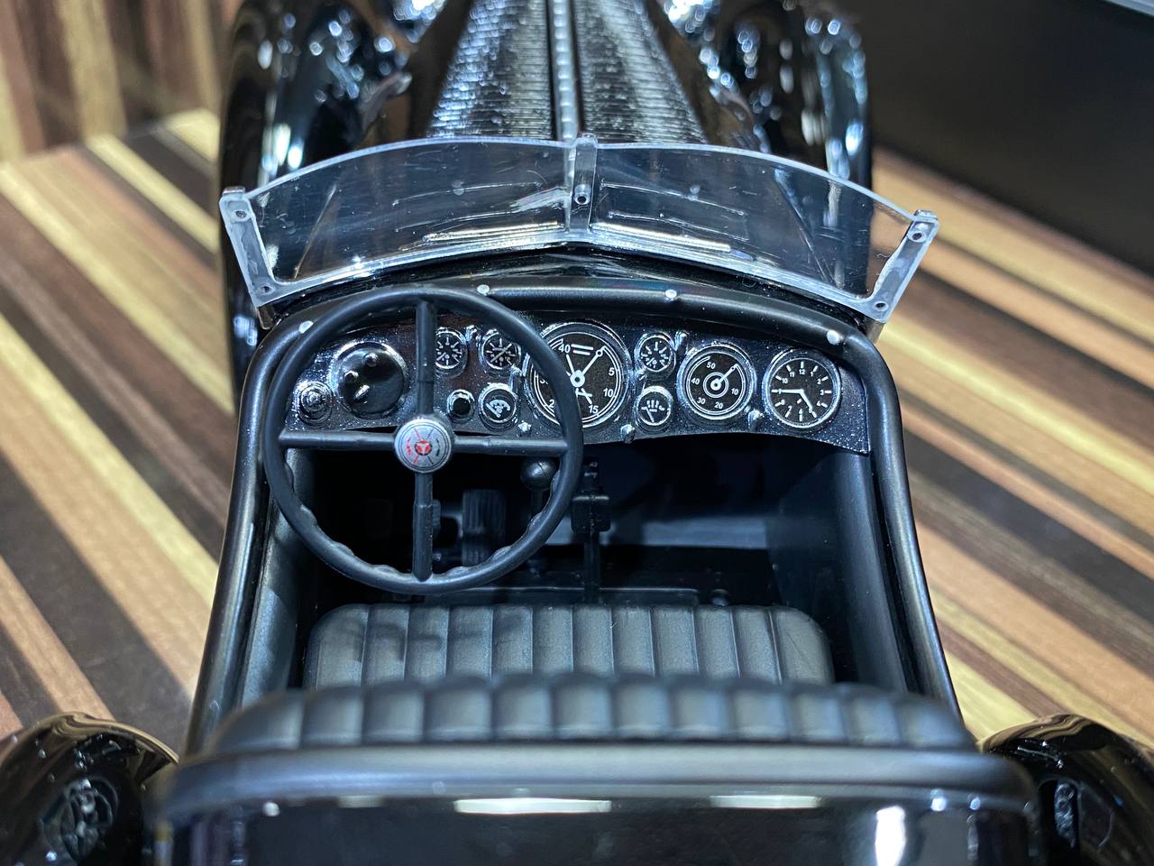 KK Scale Mercedes-Benz SSK Trossi 1932 - 1/18 Resin Black, Limited Edition