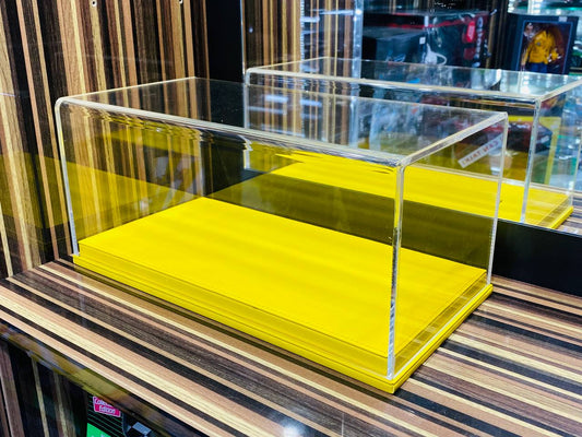 Acrylic Display Case - Yellow | Perfect Size for Your Collectibles!