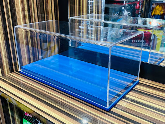 Acrylic Display Case - Blue| Perfect Size for Your Collectibles!