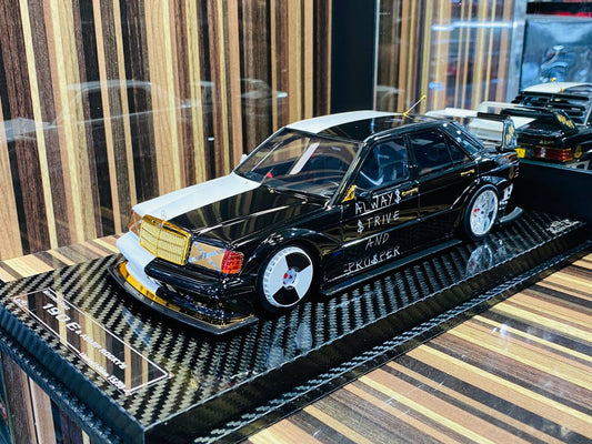 VIP Model Mercedes Benz 190 E & A$AP ROCKY'S [Resin Black & White Decal | Limited Edition]