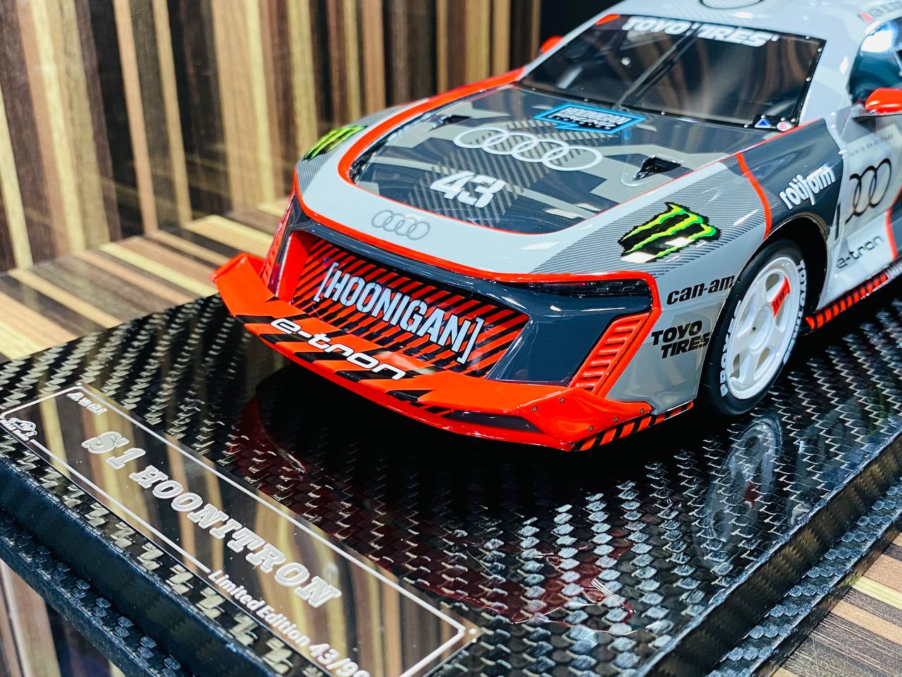 Exclusive VIP Model Audi S1 HOONITRON #43 [ Resin Monster Decal | Limited Edition!]