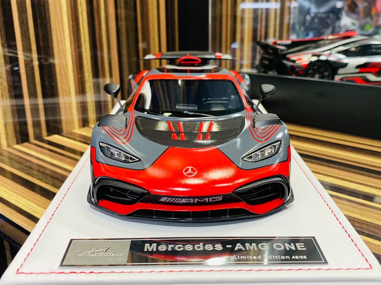Exclusive IVY Models Mercedes Benz AMG ONE [Resin  Red/Black Blocky | Limited Edition]