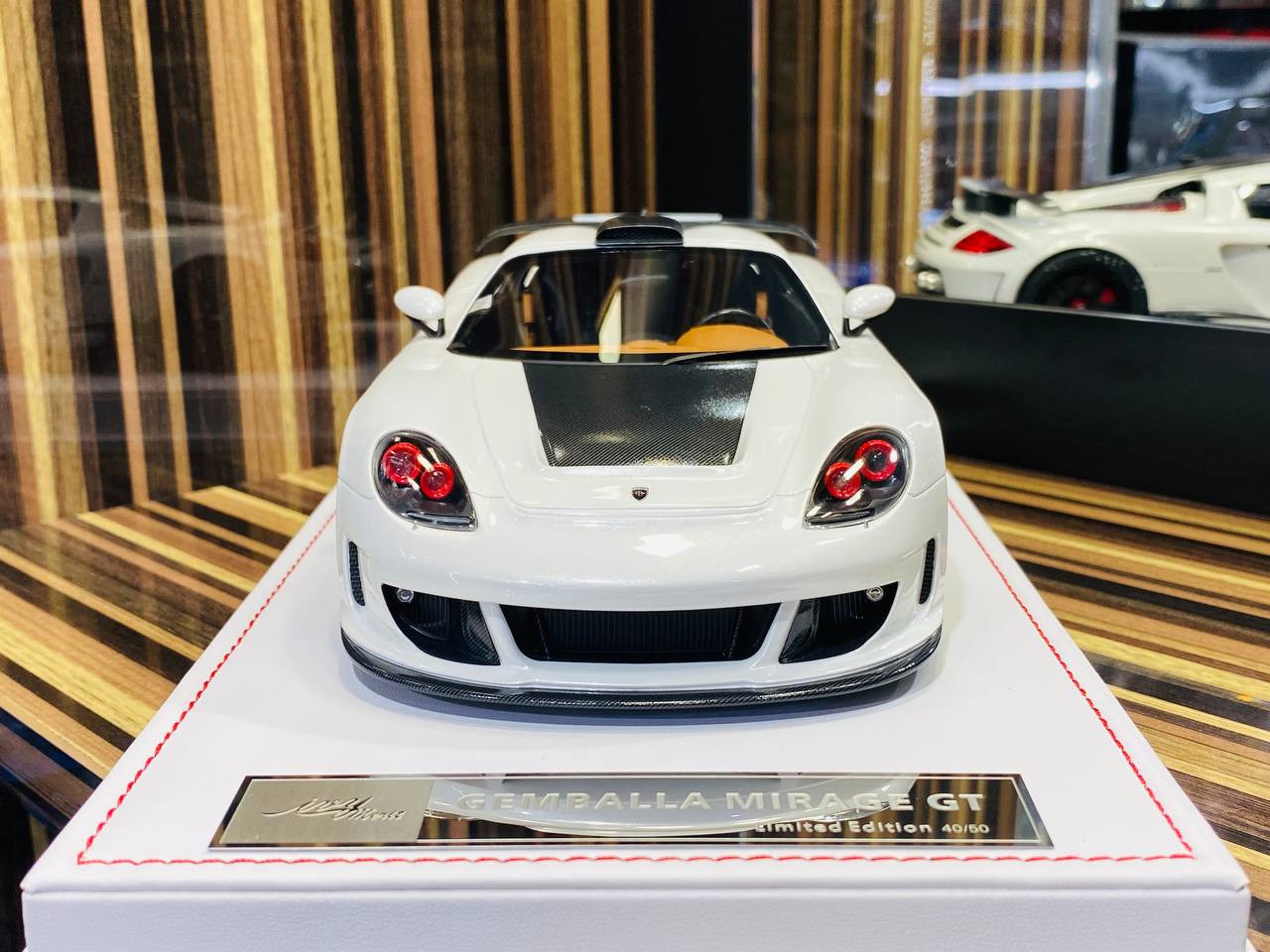 Exclusive IVY Models Gemballa MIRAGE GT [Resin | Pearl White | Limited Edition]