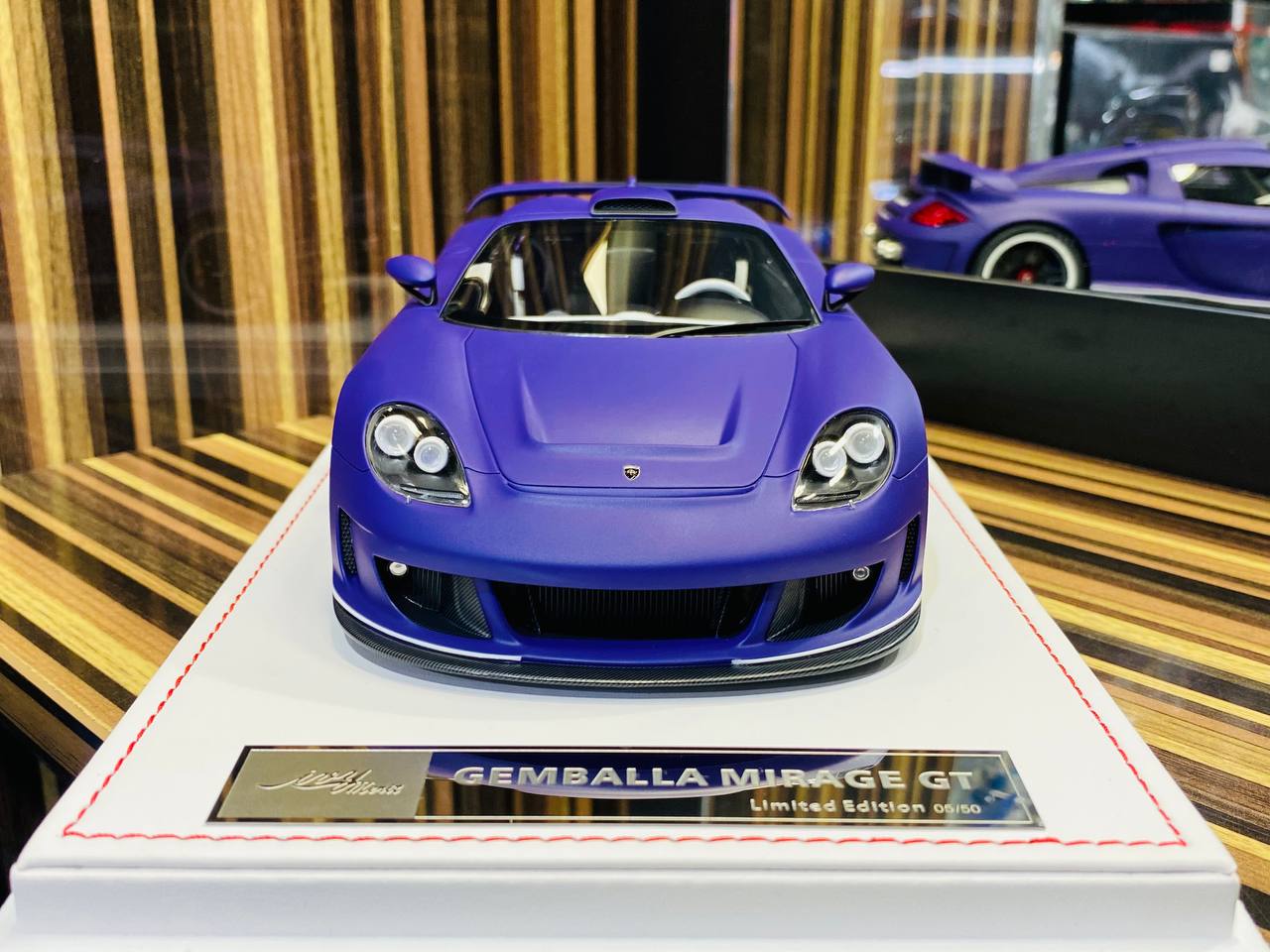 Exclusive IVY Models Gemballa MIRAGE GT Resin Model - Matte Purple | Limited Edition!