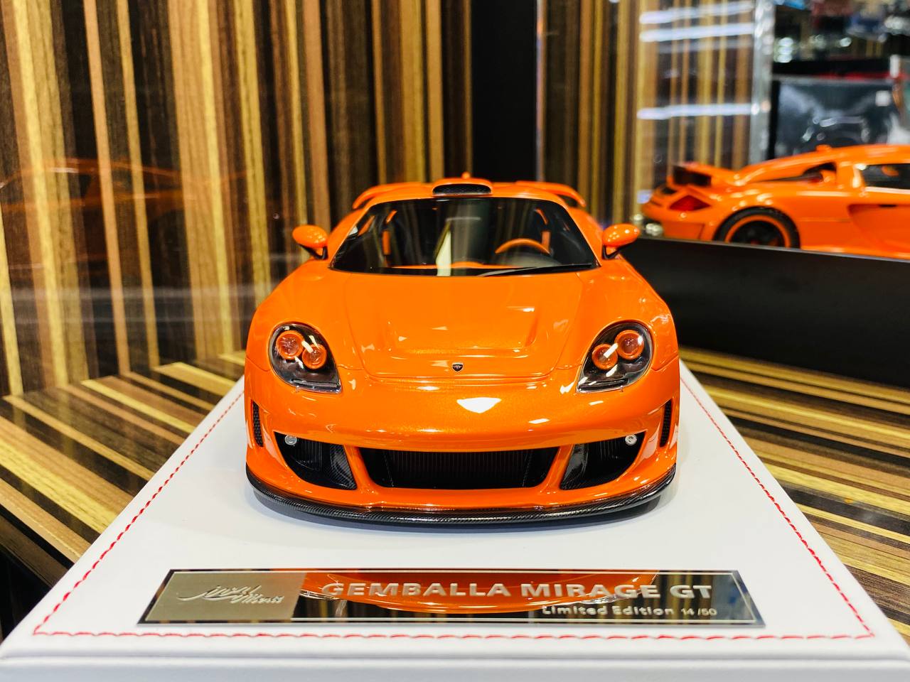 Exclusive IVY Models Gemballa MIRAGE GT Resin Model - Arancio Atlas (Orange) | Limited Edition
