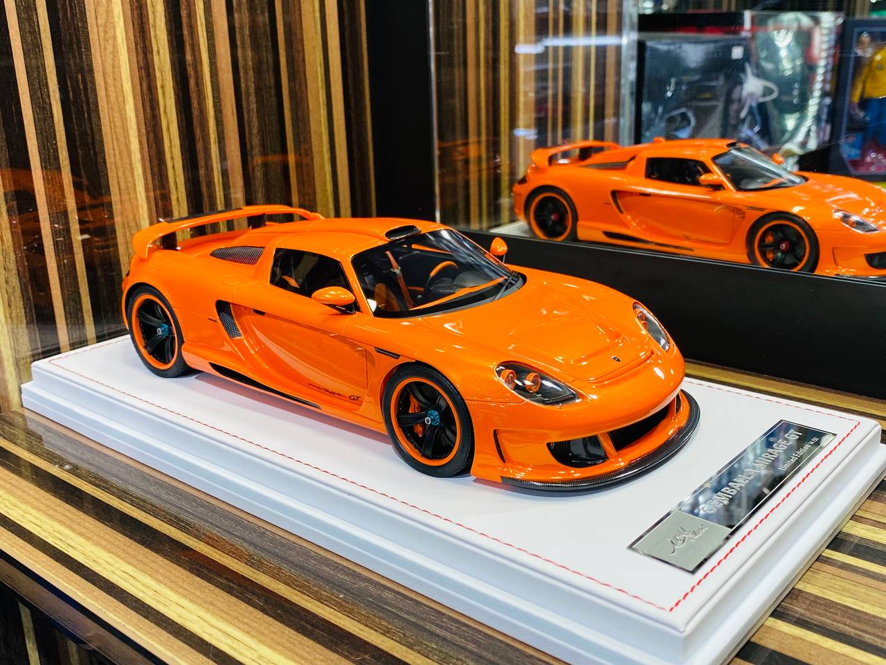 Exclusive IVY Models Gemballa MIRAGE GT Resin Model - Arancio Atlas (Orange) | Limited Edition