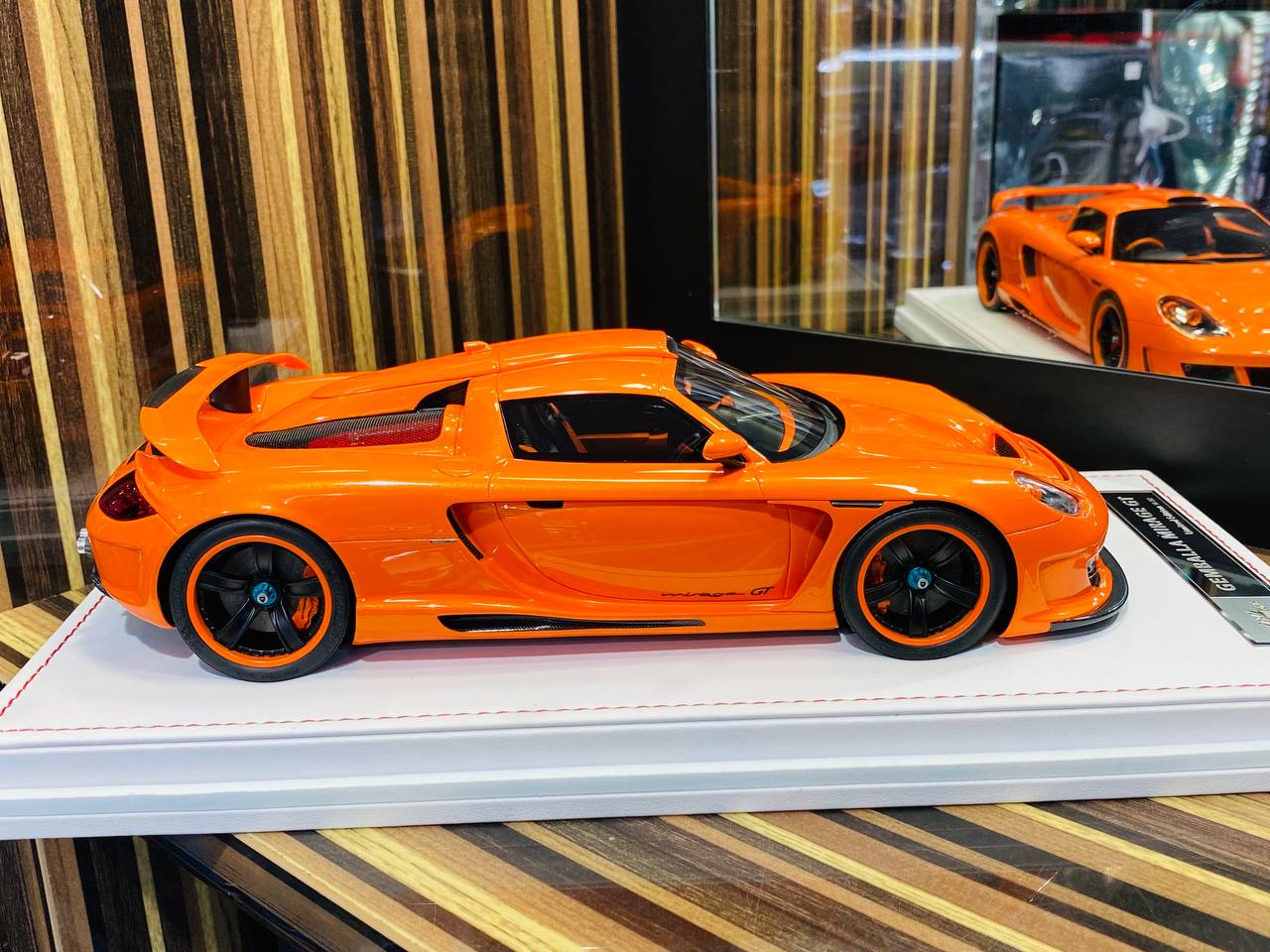 Exclusive IVY Models Gemballa MIRAGE GT Resin Model - Arancio Atlas (Orange) | Limited Edition