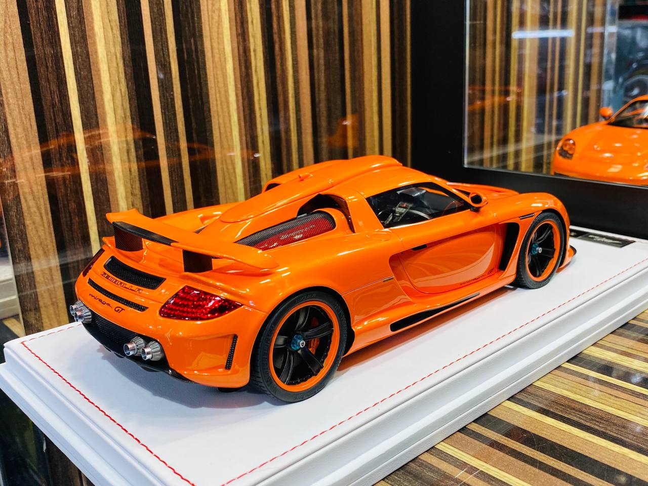 Exclusive IVY Models Gemballa MIRAGE GT Resin Model - Arancio Atlas (Orange) | Limited Edition