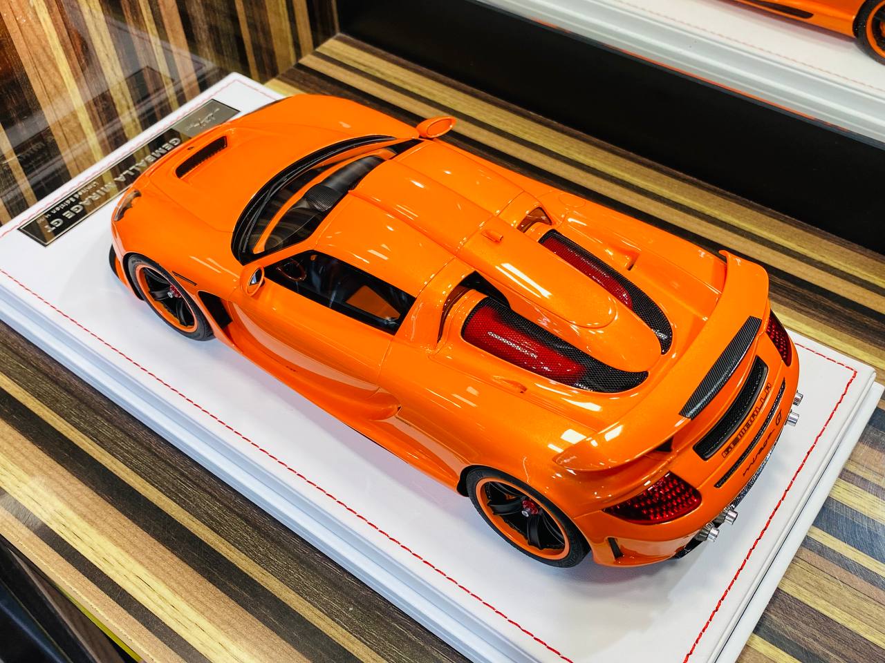 Exclusive IVY Models Gemballa MIRAGE GT Resin Model - Arancio Atlas (Orange) | Limited Edition