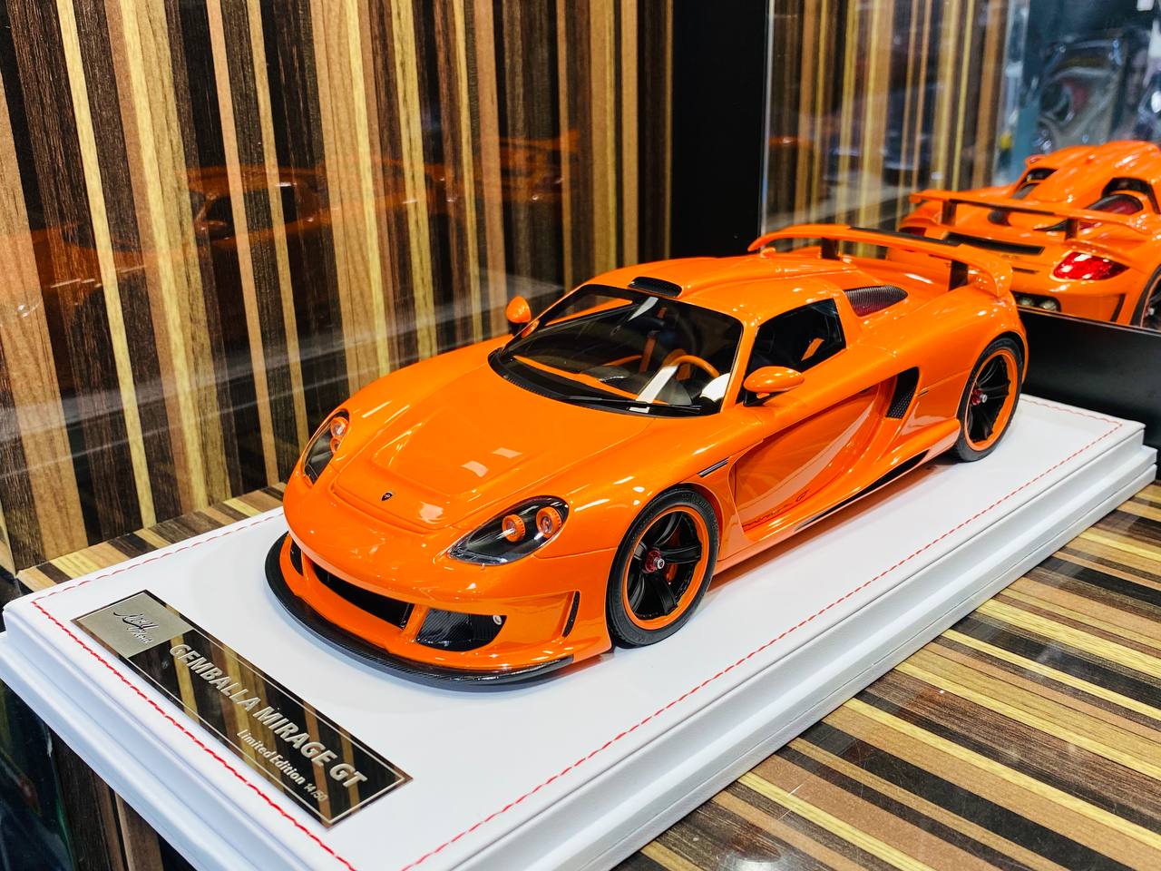Exclusive IVY Models Gemballa MIRAGE GT Resin Model - Arancio Atlas (Orange) | Limited Edition