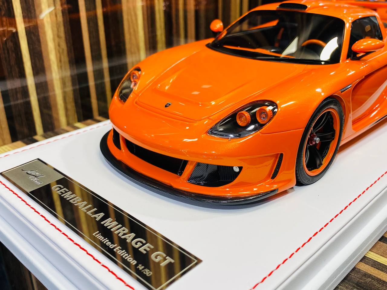 Exclusive IVY Models Gemballa MIRAGE GT Resin Model - Arancio Atlas (Orange) | Limited Edition