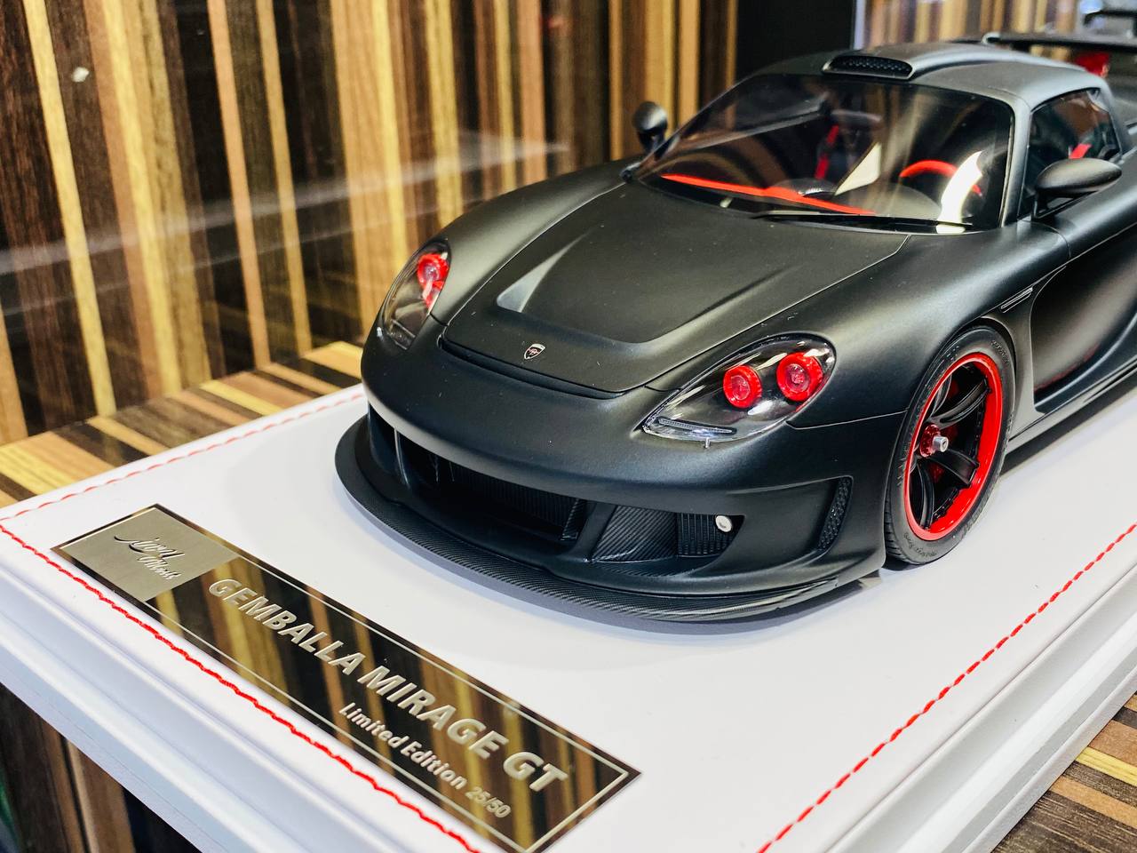 Exclusive IVY Models Gemballa MIRAGE GT Resin Model - Satin Jet Black | Limited Edition!