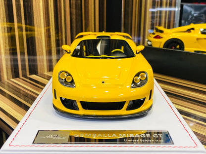 Exclusive IVY Models Gemballa MIRAGE GT Resin Model - Fayence Yellow | Limited Edition!