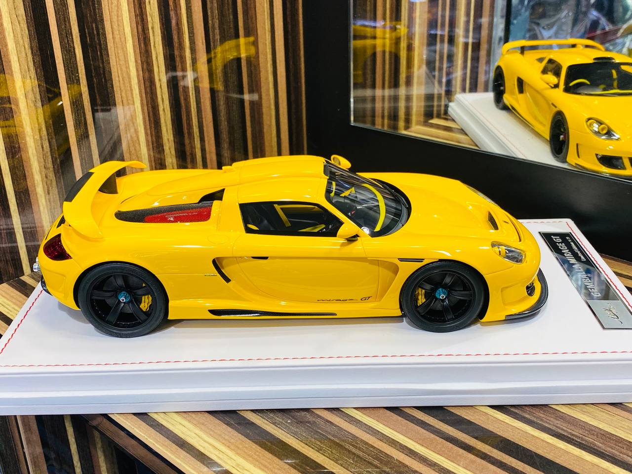 Exclusive IVY Models Gemballa MIRAGE GT Resin Model - Fayence Yellow | Limited Edition!