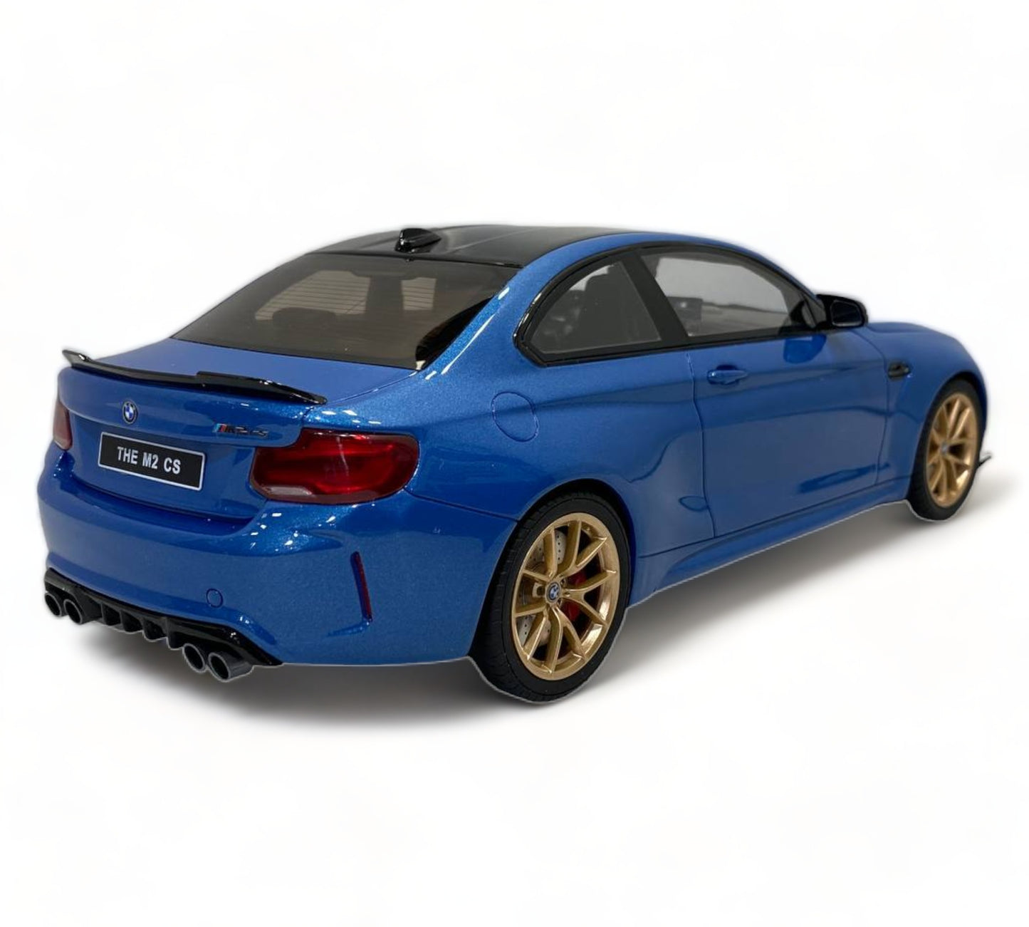 GT Spirit BMW M2 CS (F87) - 1/18 Resin Model, Striking Blue|Sold in Dturman.com Dubai UAE.
