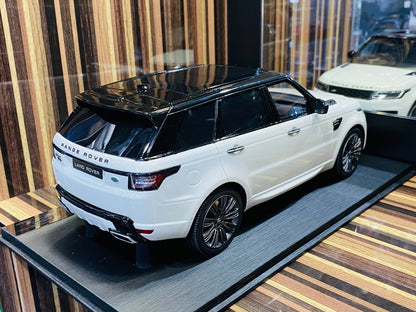 Top Speed (Dealer Edition) Land Rover Range Rover Sport - Fuji [ Resin| White | 1/18 ]