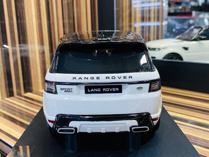 Top Speed (Dealer Edition) Land Rover Range Rover Sport - Fuji [ Resin| White | 1/18 ]