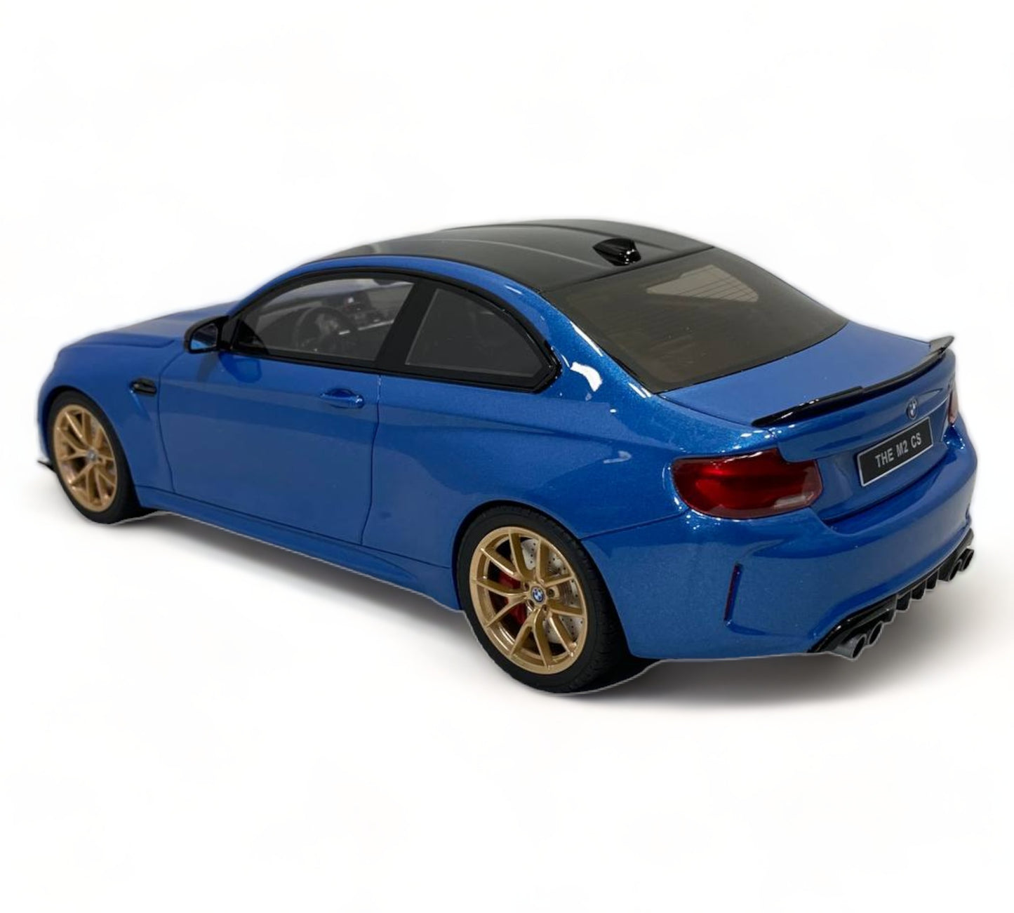 GT Spirit BMW M2 CS (F87) - 1/18 Resin Model, Striking Blue|Sold in Dturman.com Dubai UAE.
