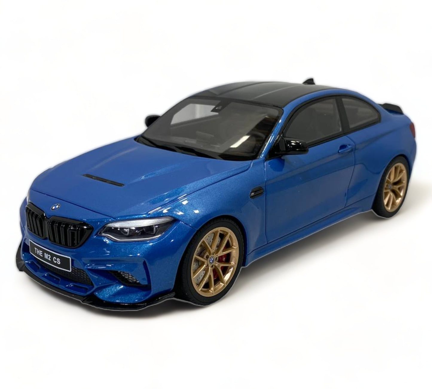 GT Spirit BMW M2 CS (F87) - 1/18 Resin Model, Striking Blue|Sold in Dturman.com Dubai UAE.