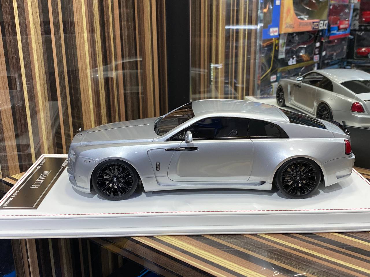 1/18 Resin Davis & Giovanni Rolls Royce WRAITH novitec silver Model Car|Sold in Dturman.com Dubai UAE.