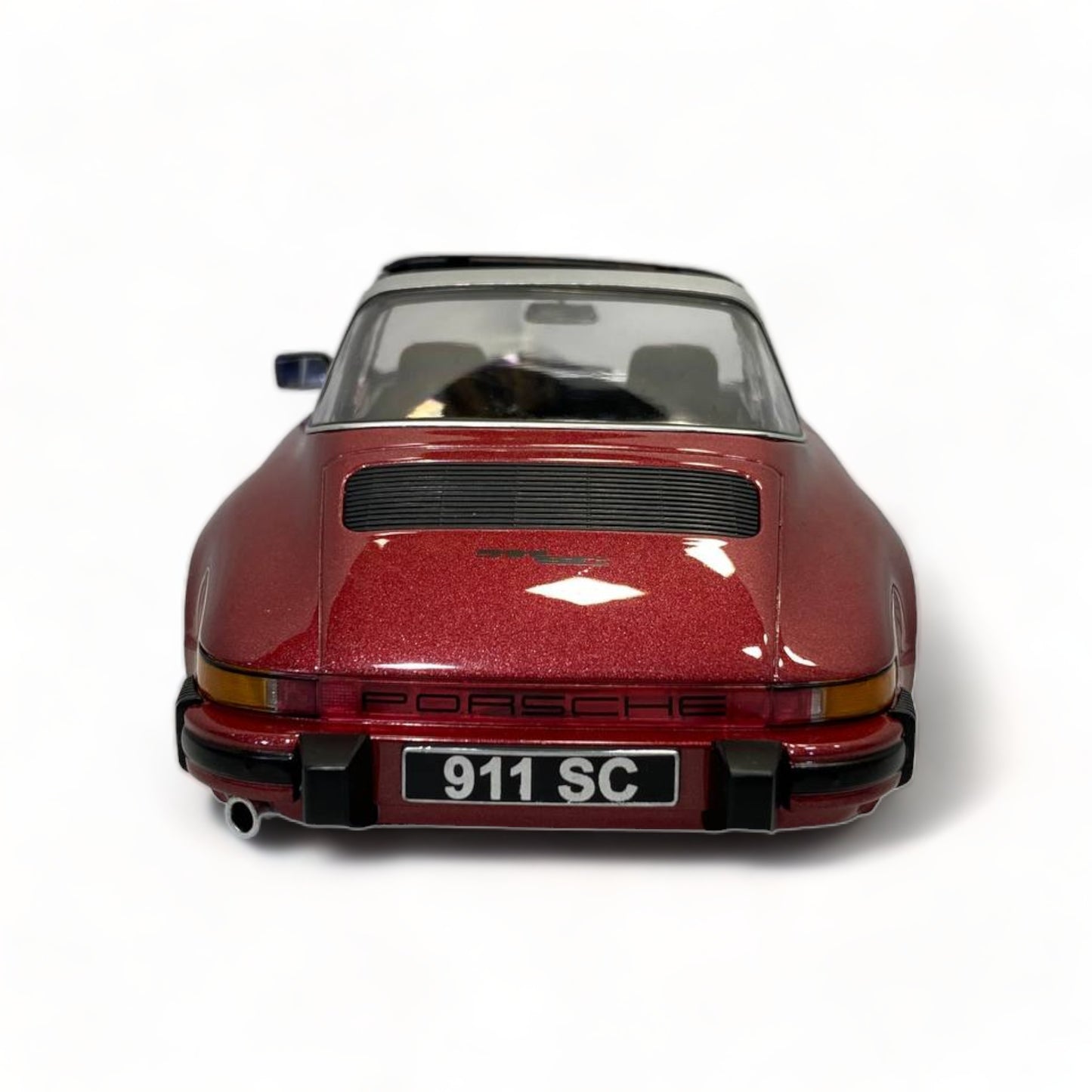1/18 KK Scale Porsche 911 SC Targa (1978) - Metal Diecast, Non-Opening, Striking Red|Sold in Dturman.com Dubai UAE.
