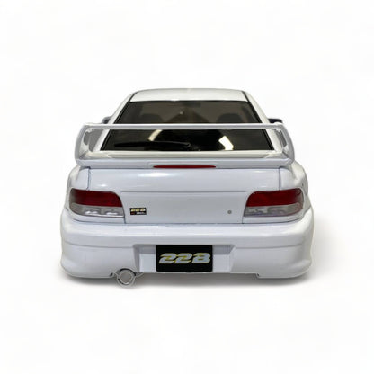 1/18 Solido Subaru Impreza 22B (1998) - Metal Diecast, Classic White Model Car|Sold in Dturman.com Dubai UAE.