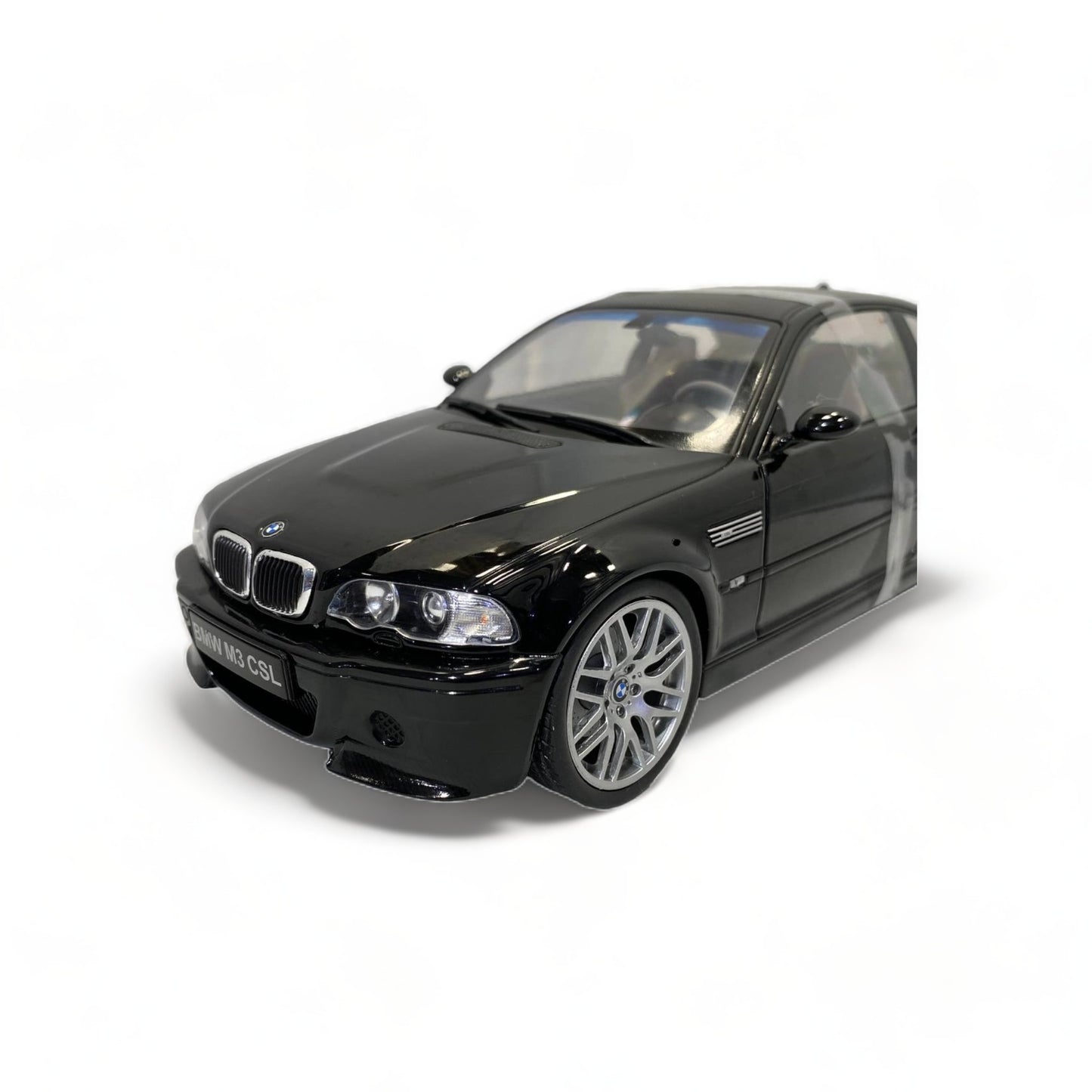 1/18 Solido BMW E46 CSL (2003) - Metal Diecast, Sleek Black|Sold in Dturman.com Dubai UAE.