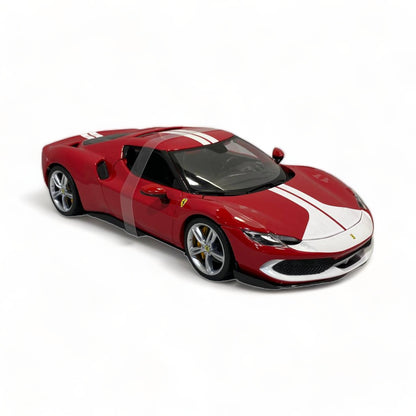 1/18 Bburago Ferrari 296 GTB Assetto Fiorano Red/White model car|Sold in Dturman.com Dubai UAE.